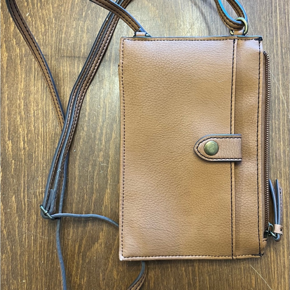 a.n.a Tan Crossbody Bag